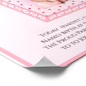 Keepomwille Photo Birth Announement Poster (Hoek)