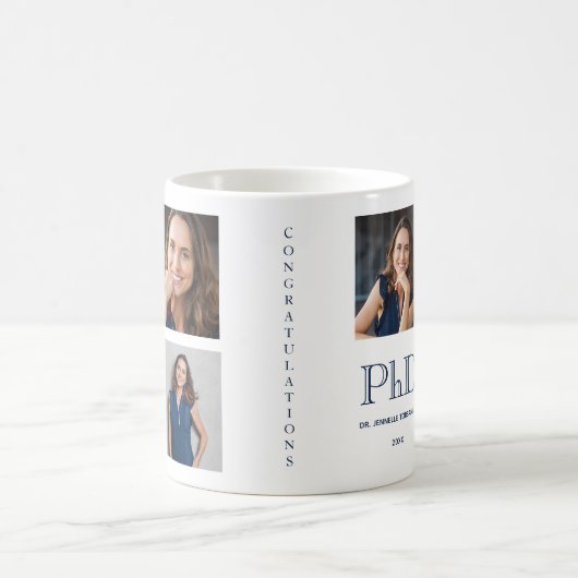 Keepomwille Photo Blue PhD Afstuderen Koffiemok (Center)