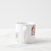 Keepomwille Photo Collage Birth Announding Espresso Kop (Achterkant)