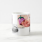 Keepomwille Photo Collage Birth Announding Koffiemok (Center)