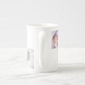 Keepomwille Photo Collage Birth Announding Porselein Kop (Achterkant)