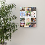 Keepomwille Photo Collage Grandma Canvas Afdruk<br><div class="desc">Creëer een ware keepname van een fotocollage van je favoriete foto's voor oma. 12 foto's op een raster met witte verdeler en " we houden van je ,  oma " in klassieke typografie . Ze zal van dit keepbelang van haar kleinkinderen houden.</div>