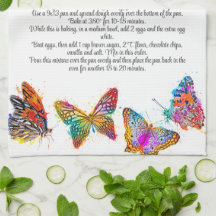Keepomwille Recipe Gift Colorful Butterflies
