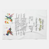 Keepomwille Recipe Sjabloon Waterverf Theedoek (Horizontaal)