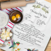 Keepomwille Recipe Sjabloon Waterverf Theedoek