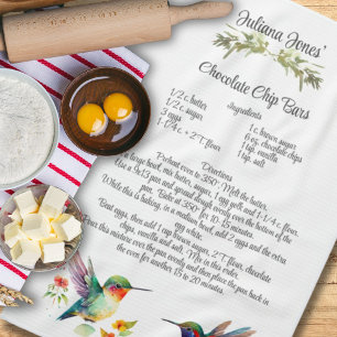 Keepomwille Recipe Sjabloon Waterverf Theedoek