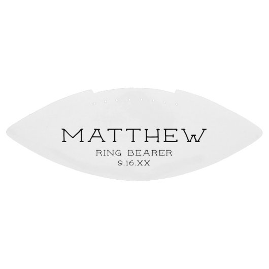 Keepomwille Ring Bearer Wedding American Football (Paneel)