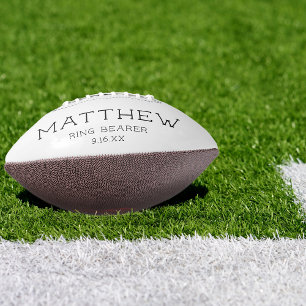 Keepomwille Ring Bearer Wedding American Football