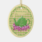 Keepomwille Tea Time Teapot Keramisch Ornament (Rechts)