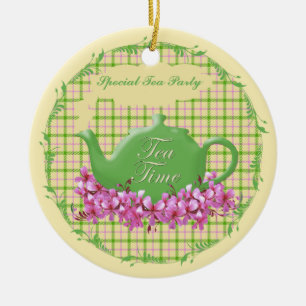 Keepomwille Tea Time Teapot Keramisch Ornament