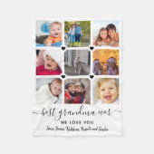 Keepomwille verbonden door Love 9 Photo Collage Fleece Deken (Voorkant)