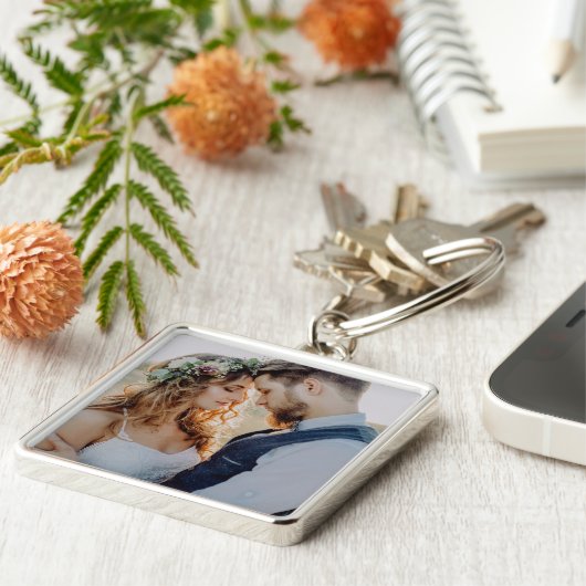 Keepomwille Wedding Photo Sleutelhanger (Zijkant)