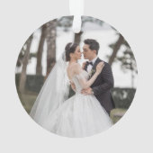 Keepsake 55th 💞 Gold Wedding Jubileum Ornament (achterkant)