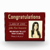 Keepsake, aangepast afstuderen fotoblok (Voorkant)