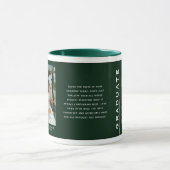 Keepsake Afstuderen Foto & Quote Afstuderen Gift Mok (Midden)