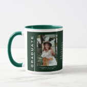 Keepsake Afstuderen Foto & Quote Afstuderen Gift Mok (Links)