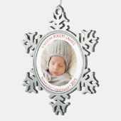Keepsake Baby's eerste kerst sneeuwvlok Ornament (Rechts)