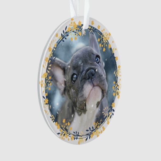 Keepsake Baby's or Pet's First Chanoeka Foto Ornament (voorkant)