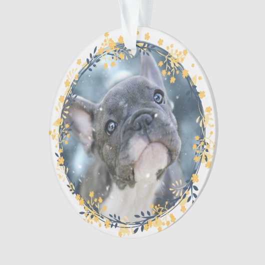 Keepsake Baby's or Pet's First Chanoeka Foto Ornament (voorkant)
