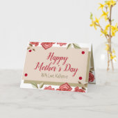 Keepsake bloemige moderne elegante Moederdag Kaart (Gele Bloem)