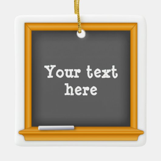 Keepsake Chalkboard Keramisch Ornament (Voorkant)