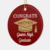 Keepsake! Congrats Any Graduate Ceramic Ornament (Links)