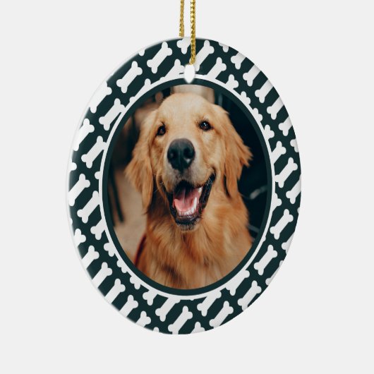 Keepsake Dog Foto Kerstboom Ornament (Rechts)