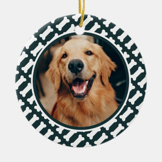 Keepsake Dog Foto Kerstboom Ornament (Voorkant)