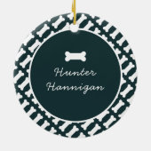 Keepsake Dog Foto Kerstboom Ornament (Achterkant)
