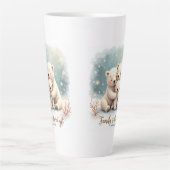 Keepsake Familie is het Echte Geschenk Koffiemok Latte Mok (Voorkant)