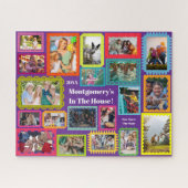 Keepsake Family 20 Photo Typography Legpuzzel (Horizontaal)