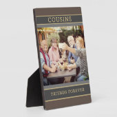 Keepsake Family Gift! neven foto plaque Fotoplaat (Zijkant)
