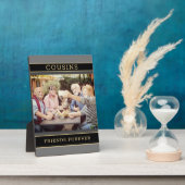 Keepsake Family Gift! neven foto plaque Fotoplaat (Zijkant)