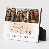 Keepsake Forever Besties Friends 3 Fotocollage Fotoplaat (Zijkant)