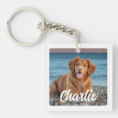 KeepSake Gepersonaliseerd Hondenliefhebber Twee Fo Sleutelhanger (voorkant)