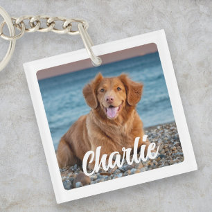 KeepSake Gepersonaliseerd Hondenliefhebber Twee Fo Sleutelhanger