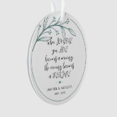 Keepsake Herinnering Geheugenschat Foto Ornament (voorkant)