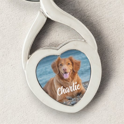 Keepsake Hondenliefhebber Gepersonaliseerde Pet Fo Sleutelhanger