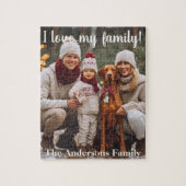 Keepsake I Family Name Personalized Photo Legpuzzel (Verticaal)