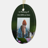 Keepsake Memorial Dragonfly Lotus Flower Keramisch Ornament (Links)