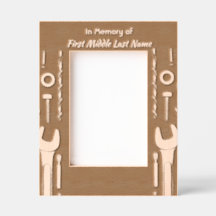 Keepsake Memorial Foto Gebed Gereedschap Mechanic