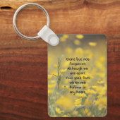 Keepsake Memorial Photo Barn Owl Bird Sleutelhanger (Voorkant)