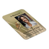 Keepsake Memorial Photo Bird Garden Nature  Magneet (Rechterzijde)