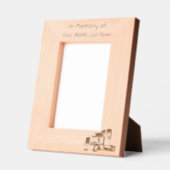 Keepsake Memorial Semi-Truck Tractor-trailer Gegraveerde Lijstjes (Links)