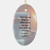 Keepsake Memorial Semi-Truck Tractor-trailer Keramisch Ornament (Rechts)