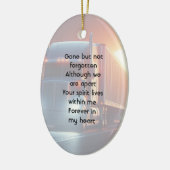 Keepsake Memorial Semi-Truck Tractor-trailer Keramisch Ornament (Links)
