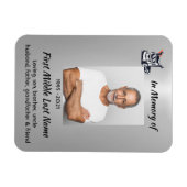 Keepsake  Memorial Semi-Truck Tractor-trailer  Magneet (Horizontaal)