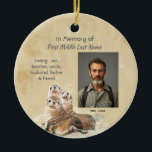 Keepsake Memorial  Watercolor Seals Animals Keramisch Ornament<br><div class="desc">Keepsake Custom  Memorial or Celebration of life Service   Invite  Watercolor Seals Animals with inspirational and comforting poem</div>