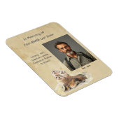 Keepsake Memorial Watercolor Seals Animals Magneet (Rechterzijde)