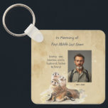 Keepsake Memorial Watercolor Seals Animals Sleutelhanger<br><div class="desc">Keepsake Custom Memorial or Celebration of life Service Invite Watercolor Seals Animals with inspirational and comforting poem</div>